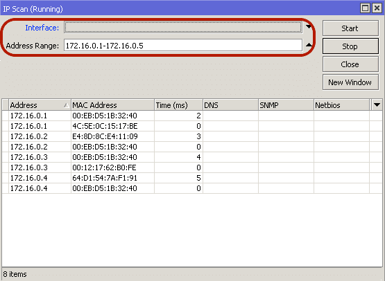 Address Range