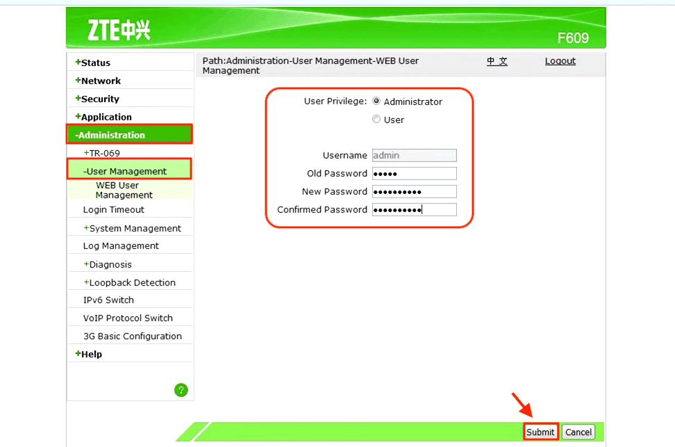 Mengganti Login Modem Wifi ZTE