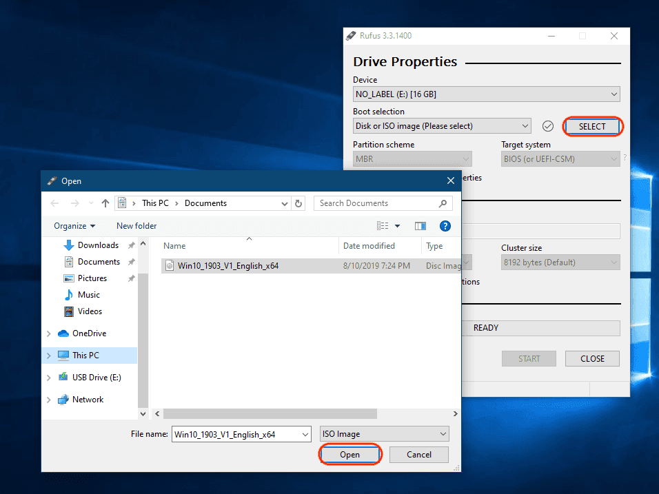Pilih File ISO