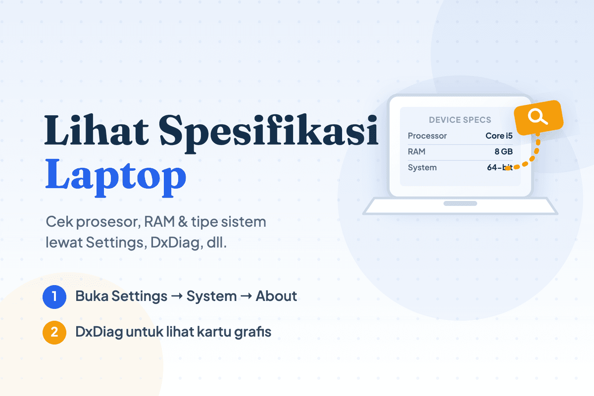 Cara Melihat Spesifikasi Laptop Windows (Lengkap & Cepat)