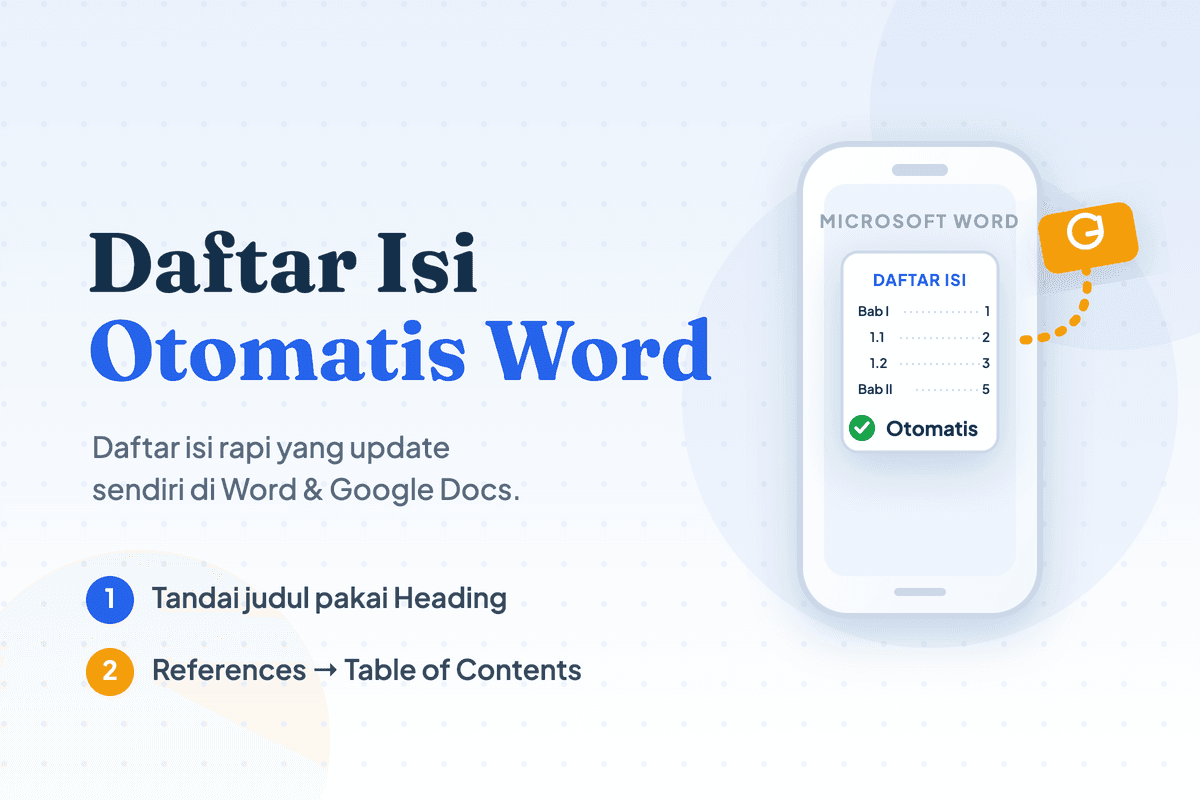 Cara Membuat Daftar Isi Otomatis di Word & Google Docs