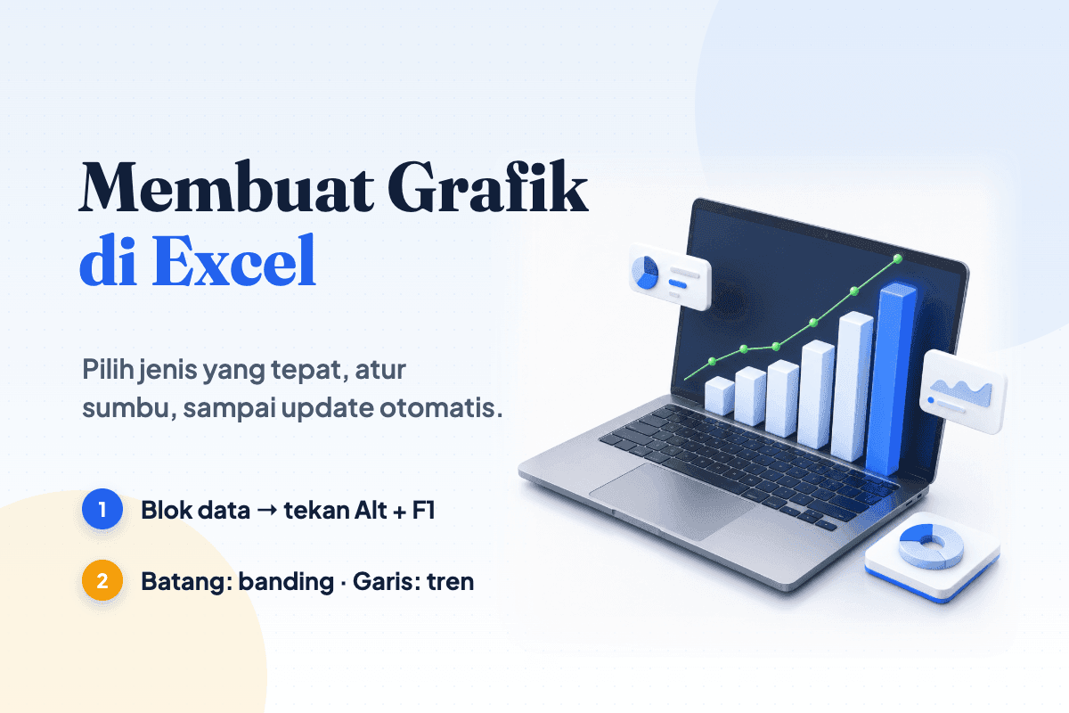 Cara Membuat Grafik di Excel + Memilih Jenis yang Tepat