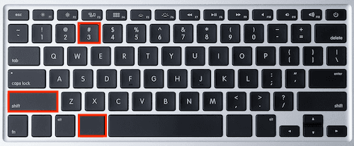 Shortcut Command + Shift + 3 untuk screenshot layar penuh di Mac