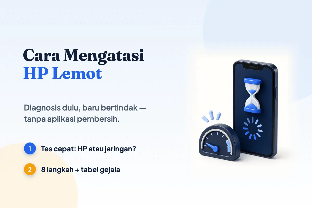8 Cara Mengatasi HP Lemot yang Ampuh (Tanpa Aplikasi)