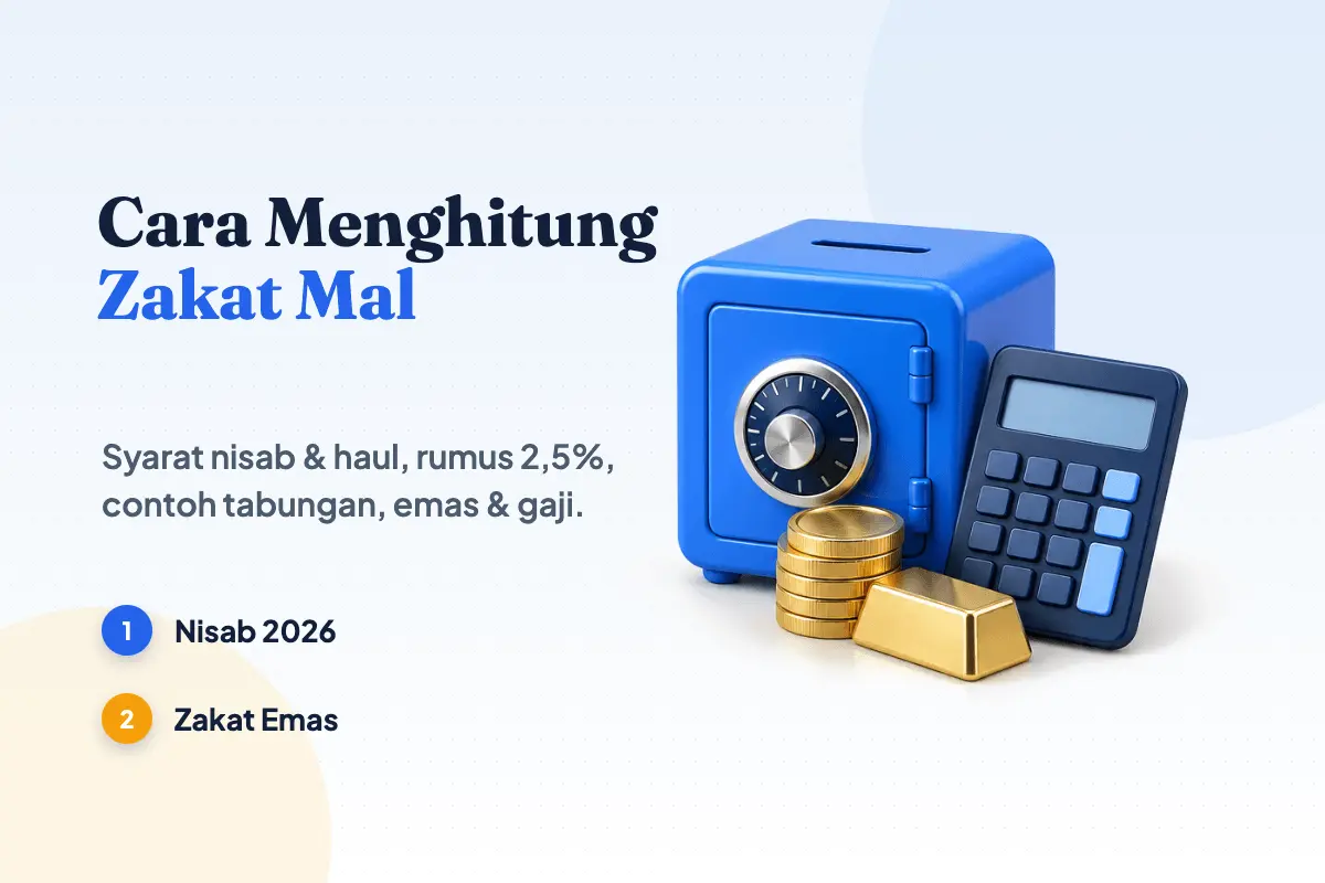 Cara Menghitung Zakat Mal: Nisab, Rumus 2,5% & Contohnya