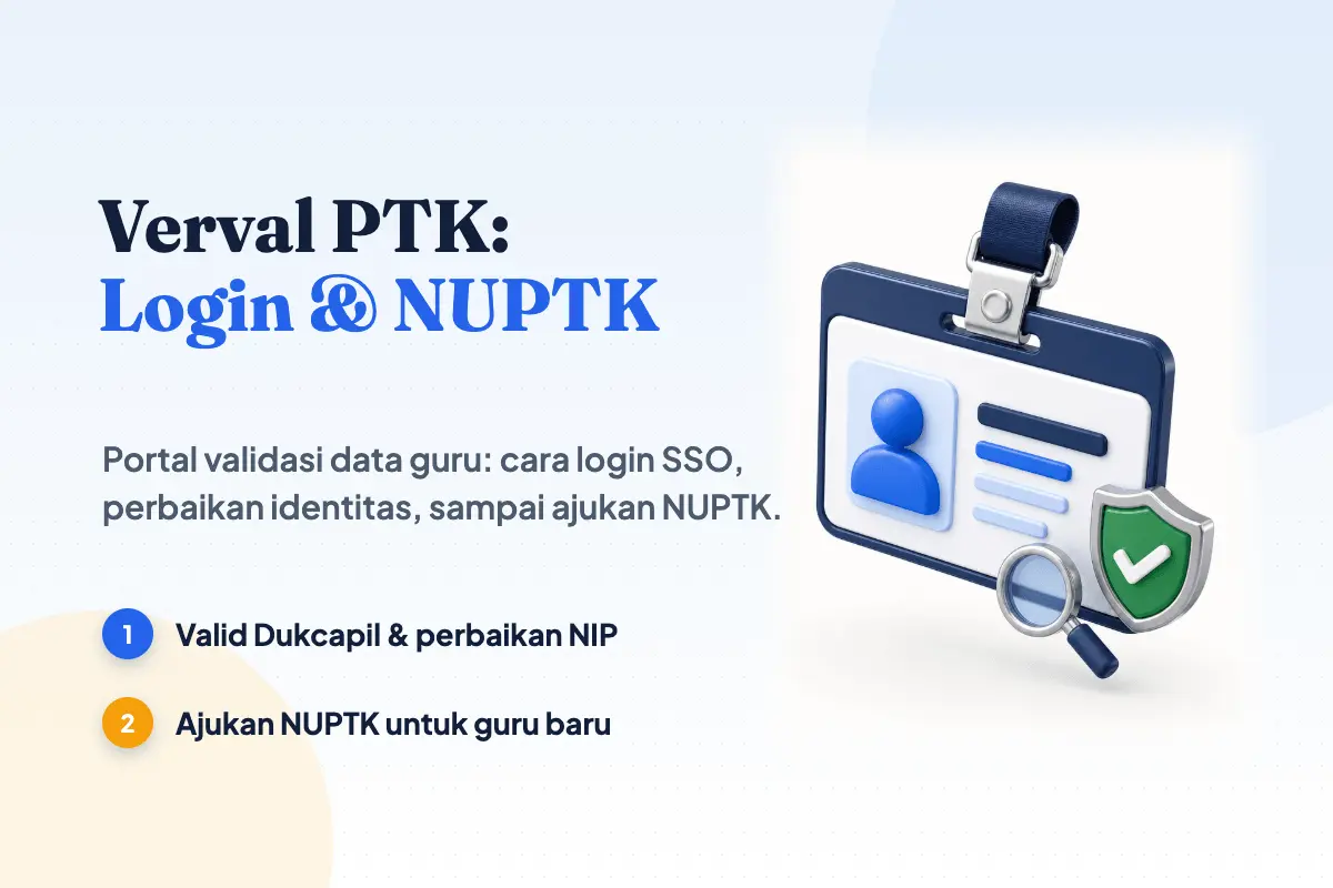Verval PTK: Cara Login, Verval Data & Ajukan NUPTK
