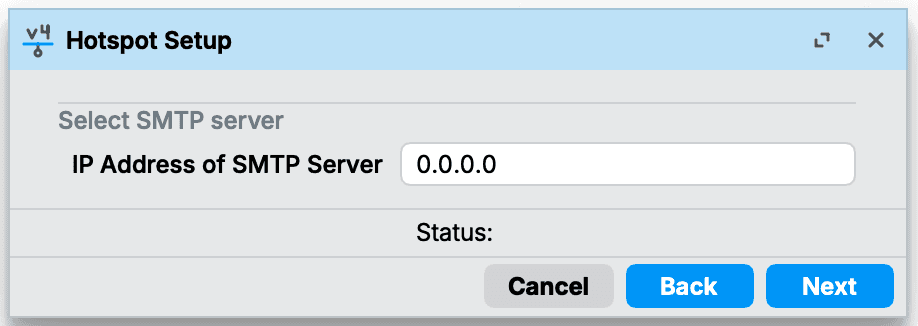 Pengaturan IP Address of SMTP Server 0.0.0.0 pada Hotspot Setup Mikrotik